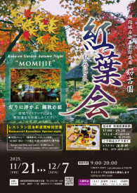 Autumn Leaves Night Viewing Event Flyer