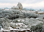 好古園と姫路城　冬