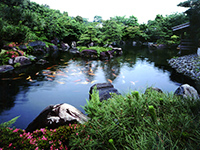 Main pond in the Garden of the Lord's residence