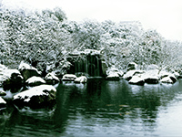 Main pond in the Garden of the Lord's residence