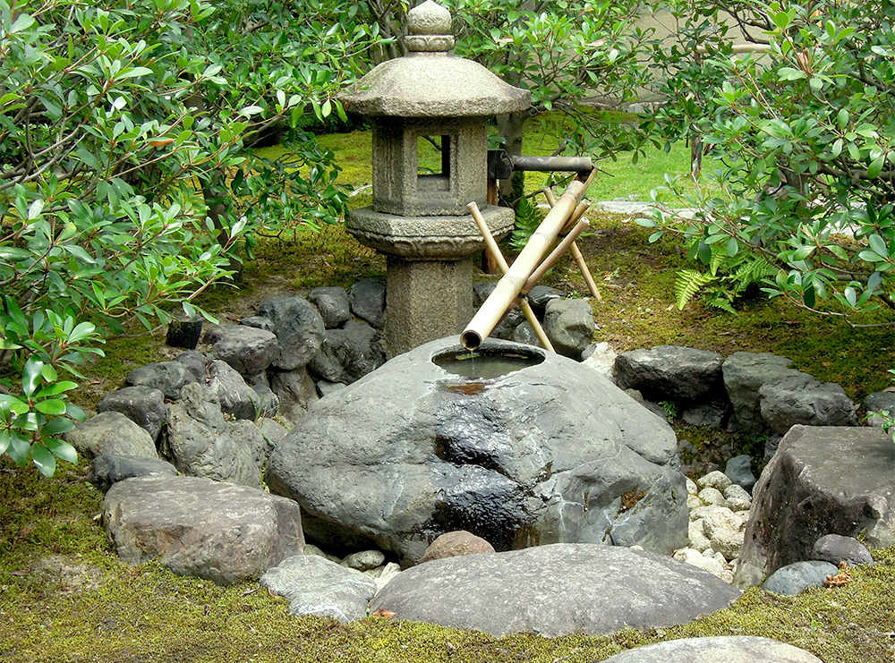 Tea House Souju An Himeji Castle, Japanese Tea Garden Water Basin